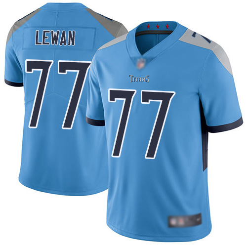 Tennessee Titans Limited Light Blue Men Taylor Lewan Alternate Jersey NFL Football #77 Vapor Untouchable->tennessee titans->NFL Jersey